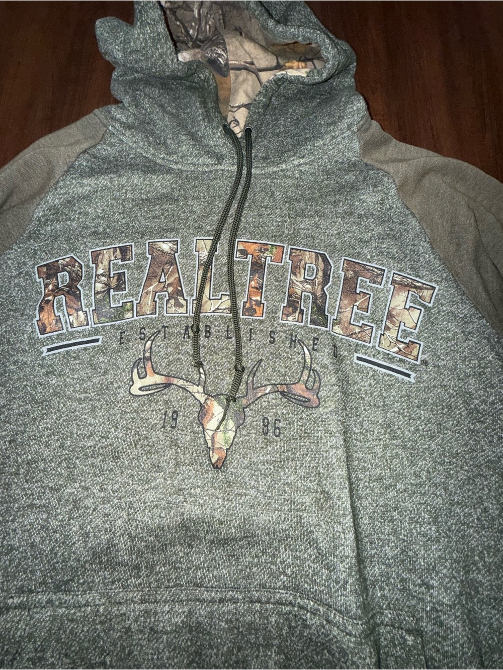 Realtree Men's Large Green Hoodie